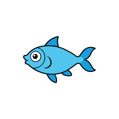Obraz premium vector illustration of fish