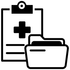 Medical File mixed icon