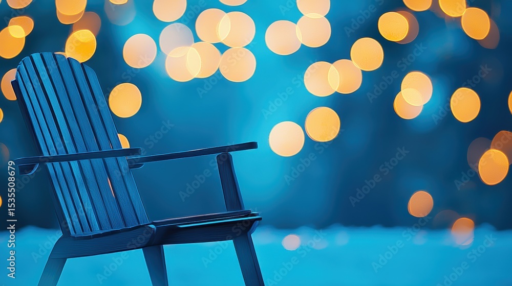 Poster bokeh elegant dark blue bokeh lights creating a modern and luxurious visual effect.