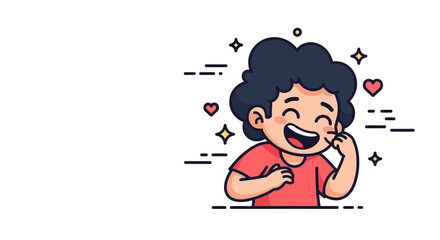 Belly laugh silhouette Vector Icons Set – Hand Drawn Cartoon Emoticons Pack, 
Laughing Faces, ROFL Reactions, Humor Stickers Collection, Social Chat Symbols