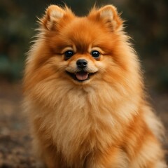 Obraz premium pomeranian dog portrait