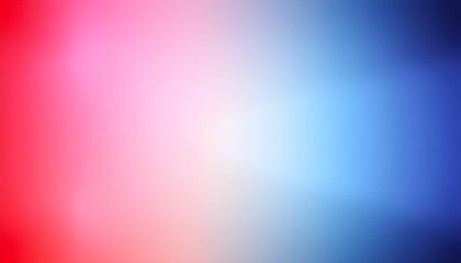 Abstract colorful gradient background with soft transitions of red, pink, and blue hues.