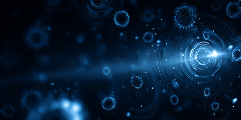 Abstract futuristic electronic circuit technology background
