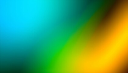 Obraz premium Abstract gradient background featuring vibrant transitions of blue, green, and yellow hues.