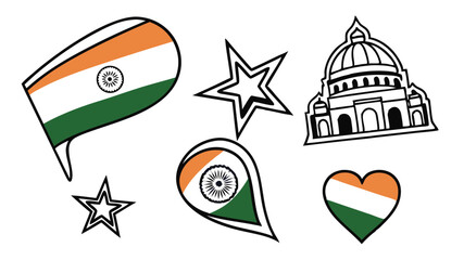 Drum and Mask Illustration Traditional Gabonese