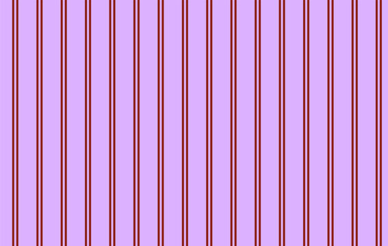 Vertical double thin red stripes on purple background.