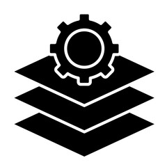 Management Layers  Icon Element For Design	