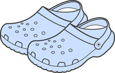 크록스형 여름 슬리퍼