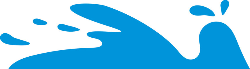 시원한 물결치는 파도