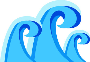 일렁이는 파도 물결