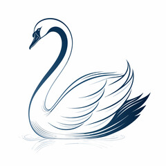 black swan vector © Sohale