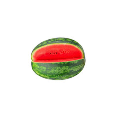 Watermelon fruit on a transparent background