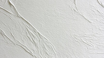 Textured white paper surface revealing intricate wrinkles, creating dynamic abstract lines and engaging visual patterns