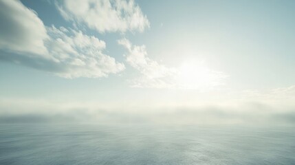 Obraz premium Tranquil, misty seascape