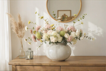 bouquet of flowers in a vase