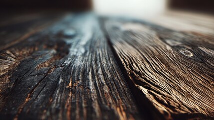 Weathered wood planks