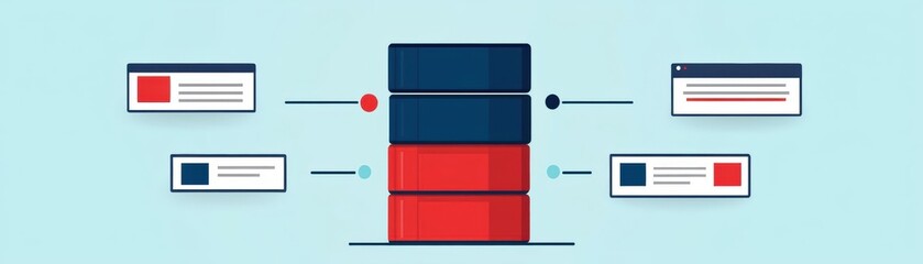 tax return with deduction and electronic filing. Vector infographic showing electronic filing process with deduction checkpoints