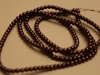 Pearl necklace isolated