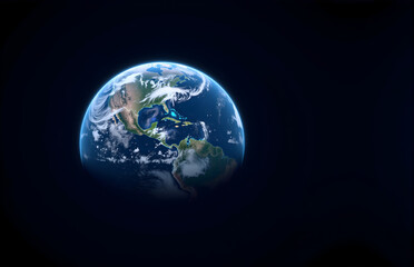 Fototapeta premium Earth From Cosmic Perspective