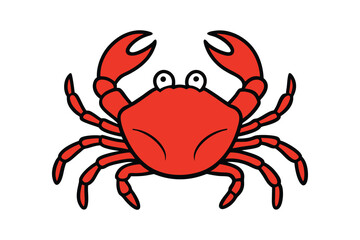 Crab  vector illustration, Set of  Crab  vector 