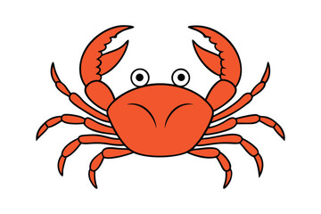 Crab  vector illustration, Set of  Crab  vector 