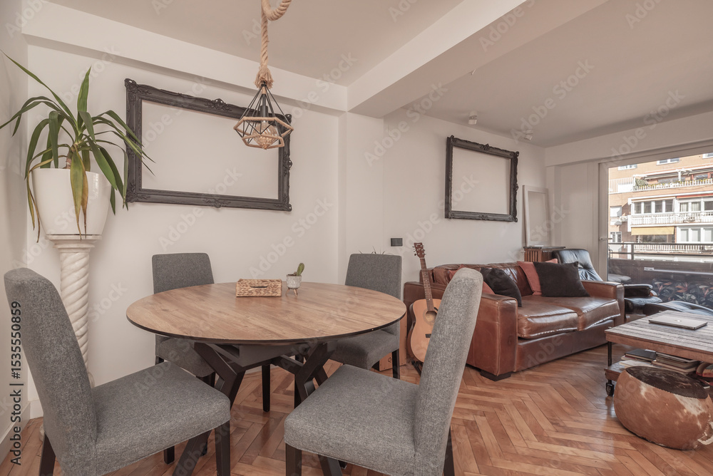 Poster the dining table and chairs are the centerpiece of this space, and their selection should consider b