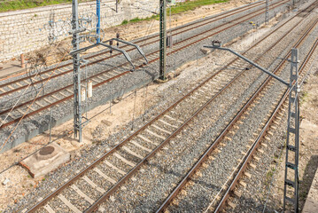 Traditionally made of wood, modern sleepers are mostly made of concrete, offering greater durability and strength.