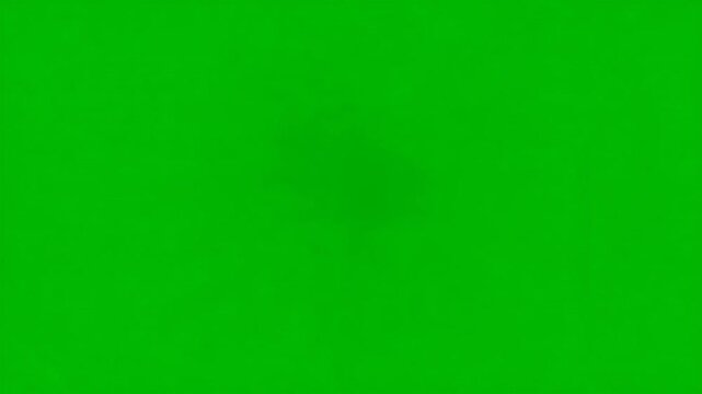 Explosive visual of a green screen featuring bright explosion against a white background square