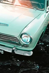 Fototapete Vintage Auto vintage car headlight  © Ayan