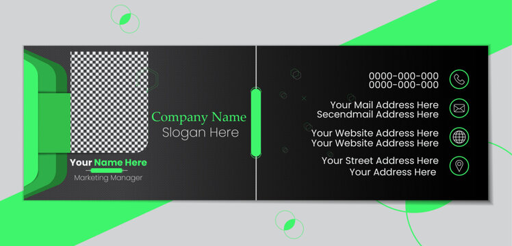 Email signature design