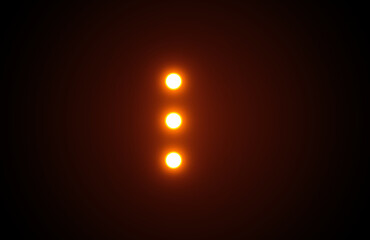 Neon see more detail icon on black background. Bright more details button. Push to get more icon dots symbol. Three points in circle with filled, thin line. Bright More icon. More button icon