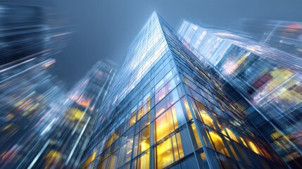 Urban night architecture