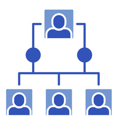 Hierarchy Diagram  Icon Element For Design	