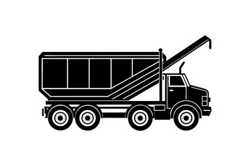 Farming Tools Silhouette Clipart – Agricultural Vehicle and Machinery Vector Art Design