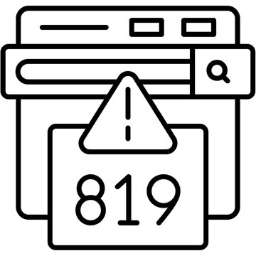 819 Error Icon