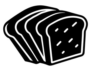 vector illustration of a bread