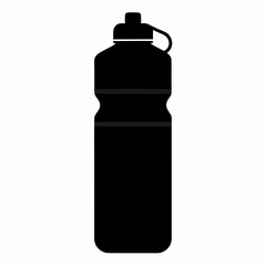 black plastic bottle