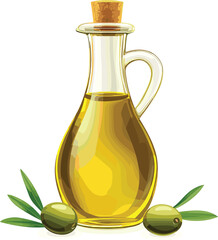 olive oil and olives