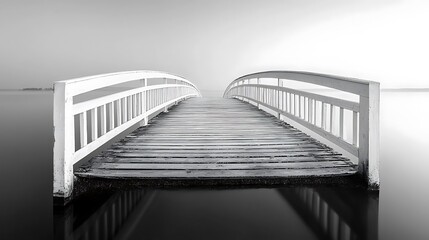 Bridge into the mist ethereal journey