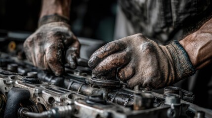Mechanic at work