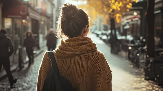 Atmospheric Autumn City Stroll