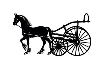 Agricultural Machinery Silhouette Clipart Farming Equipment and Tractor Vector Design