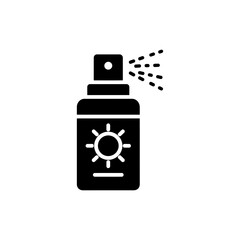 Obraz premium Sunscreen Spray Bottle Shape for Convenient Sun Protection and Skin Care