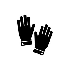 Gloves Laying Flat Pair for Winter and Cold Weather