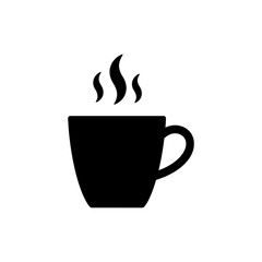 Cup with Rising Swirls for Steaming Hot Beverage and Cozy Vibes