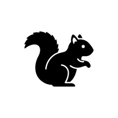 Squirrel Tail Bushy Upright Forest Wildlife Icon