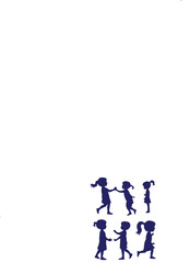 Black Children &  Icon Set