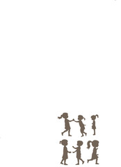 Black Children &  Icon Set