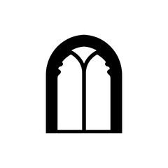 Large Door Gate with Elegant Archway Entrance Design