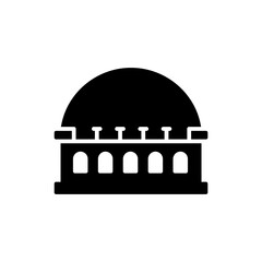 Fortress Dome with Slot Windows Defensive Architectural Design